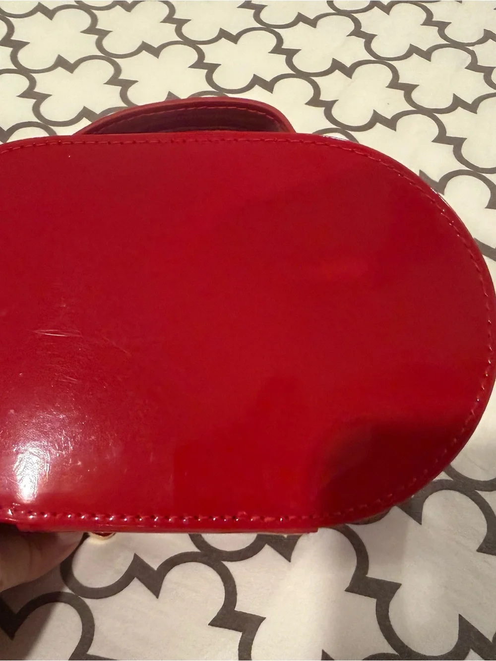 Dior glossy red